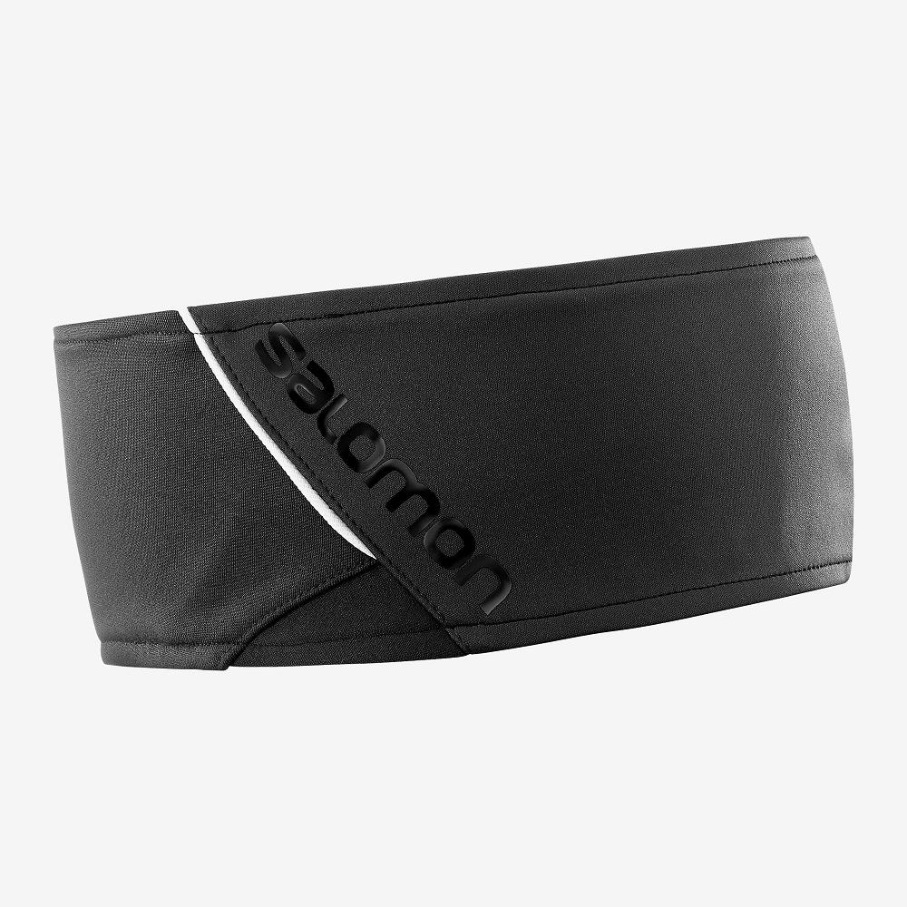 Salomon Israel RS - Mens Headband - Black (JXNE-91068)